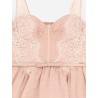Valiant Lace Trim Mini Dress