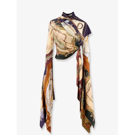 Valiant Draped Scarf Top