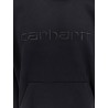 Hooded cotton blend sweatshirt