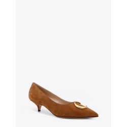Dior Initials suede pumps with metal CD initials