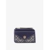 T Monogram Envelope Zip Card Case Wallet