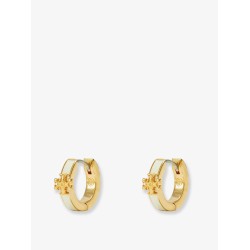 Icon Enamel Huggie Earrings