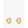 Icon Enamel Huggie Earrings
