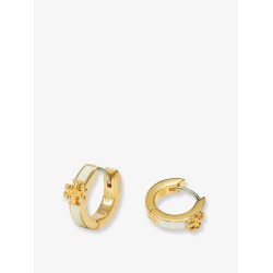 Icon Enamel Huggie Earrings