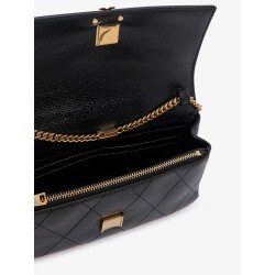 Charlie Quilted Chain Wallet leather crossbody bag