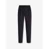 Pinstriped wool jogging trousers