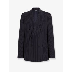 Martini Light double-breasted pinstriped wool blazer