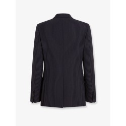 Martini Light double-breasted pinstriped wool blazer