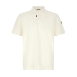 Logo patch polo shirt