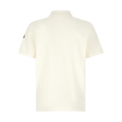 Logo patch polo shirt