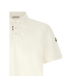 Logo patch polo shirt