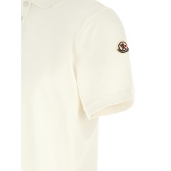 Logo patch polo shirt