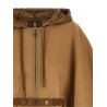 Detachable hooded cape