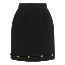 Grain De Poudre wool skirt