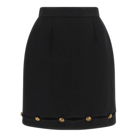 Grain De Poudre wool skirt