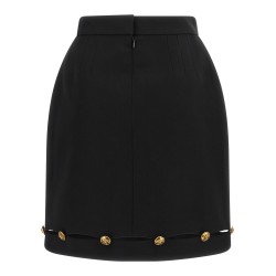 Grain De Poudre wool skirt