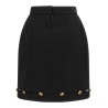 Grain De Poudre wool skirt