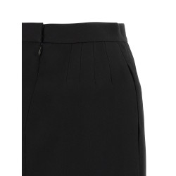 Grain De Poudre wool skirt