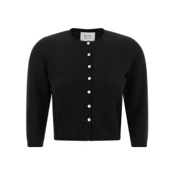 Crew-neck cardigan