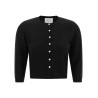 Crew-neck cardigan
