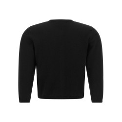 Crew-neck cardigan