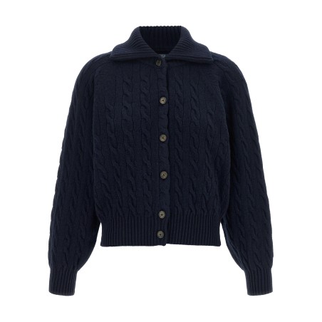 Braided cardigan