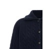 Braided cardigan