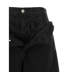 Crystal insert jeans