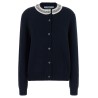 Jewel collar cardigan