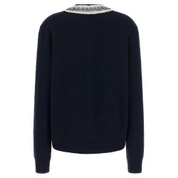 Jewel collar cardigan