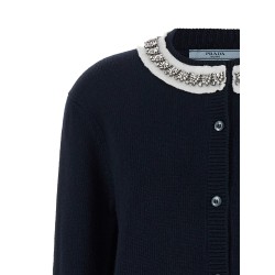 Jewel collar cardigan