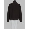 MAGLIA IN LANA CON ZIP A UN QUARTO