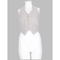 GILET IN MISTO LANA CON BOTTONI