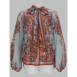 BLUSA "ASTER" IN SETA
