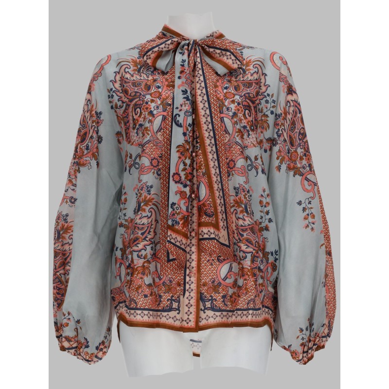 BLUSA "ASTER" IN SETA