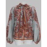 BLUSA "ASTER" IN SETA
