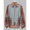 BLUSA "ASTER" IN SETA
