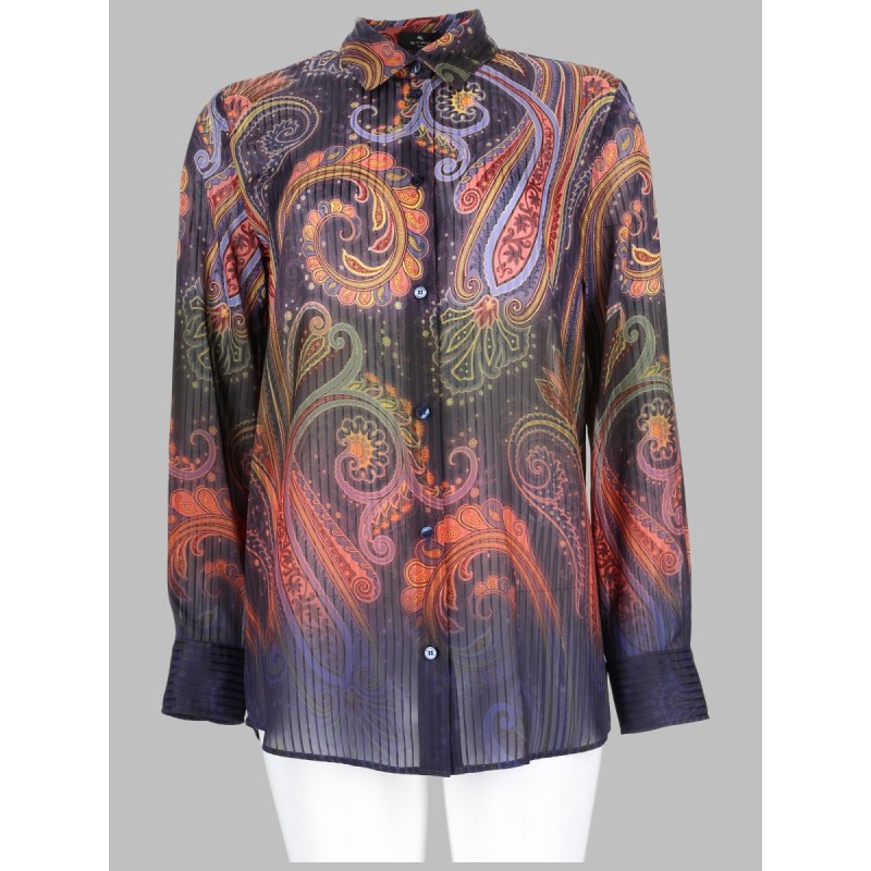 CAMICIA CON STAMPA PAISLEY