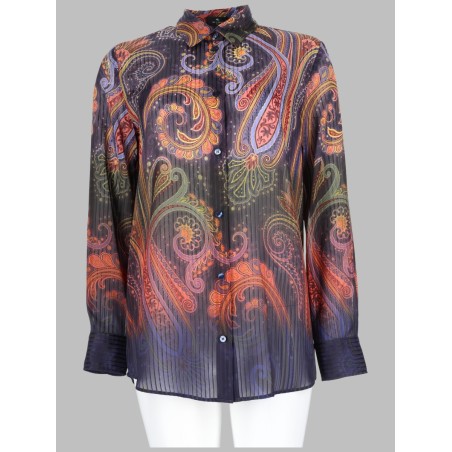CAMICIA CON STAMPA PAISLEY