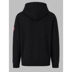 FELPA CON PATCH LOGO E CAPPUCCIO