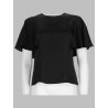 BLUSA IN RASO CON MANICHE A MANTELLA