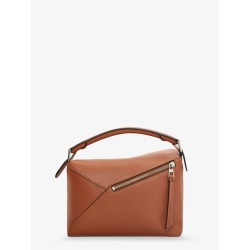 Puzzle Edge leather handbag with engraved Anagram logo