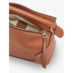 Puzzle Edge leather handbag with engraved Anagram logo