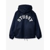 Nylon jacket with back lettering logo