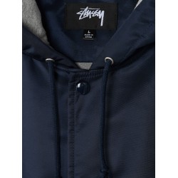 Nylon jacket with back lettering logo