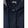 Nylon jacket with back lettering logo