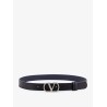 Vlogo leather reversible belt