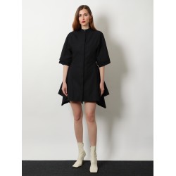 Panelled cotton dress