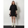 Panelled cotton dress