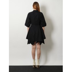 Panelled cotton dress